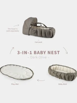 Gniazdko niemowlęce Sebra 3-in-1 Baby Nest