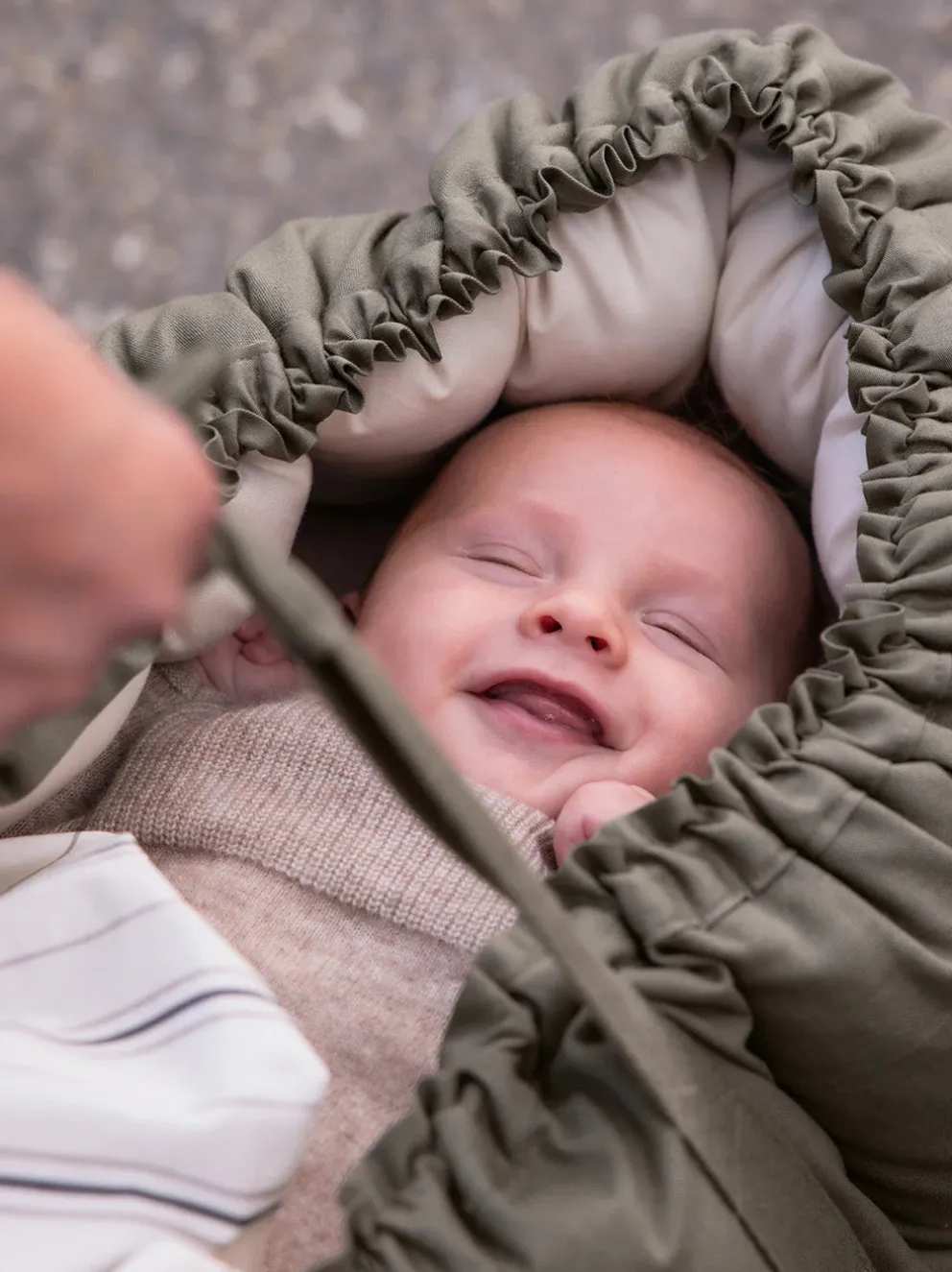 Gniazdko niemowlęce Sebra 3-in-1 Baby Nest