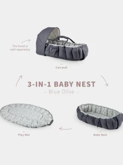 Gniazdko niemowlęce Sebra 3-in-1 Baby Nest