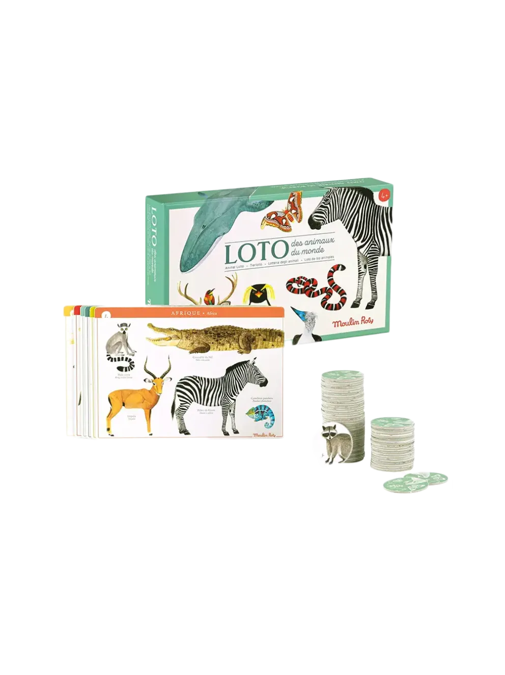 gra edukacyjna Animal Lotto