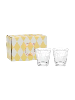Grapevine Water Glass Set of 2