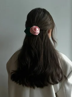 Gumka do włosów Aurora Elastic Rose