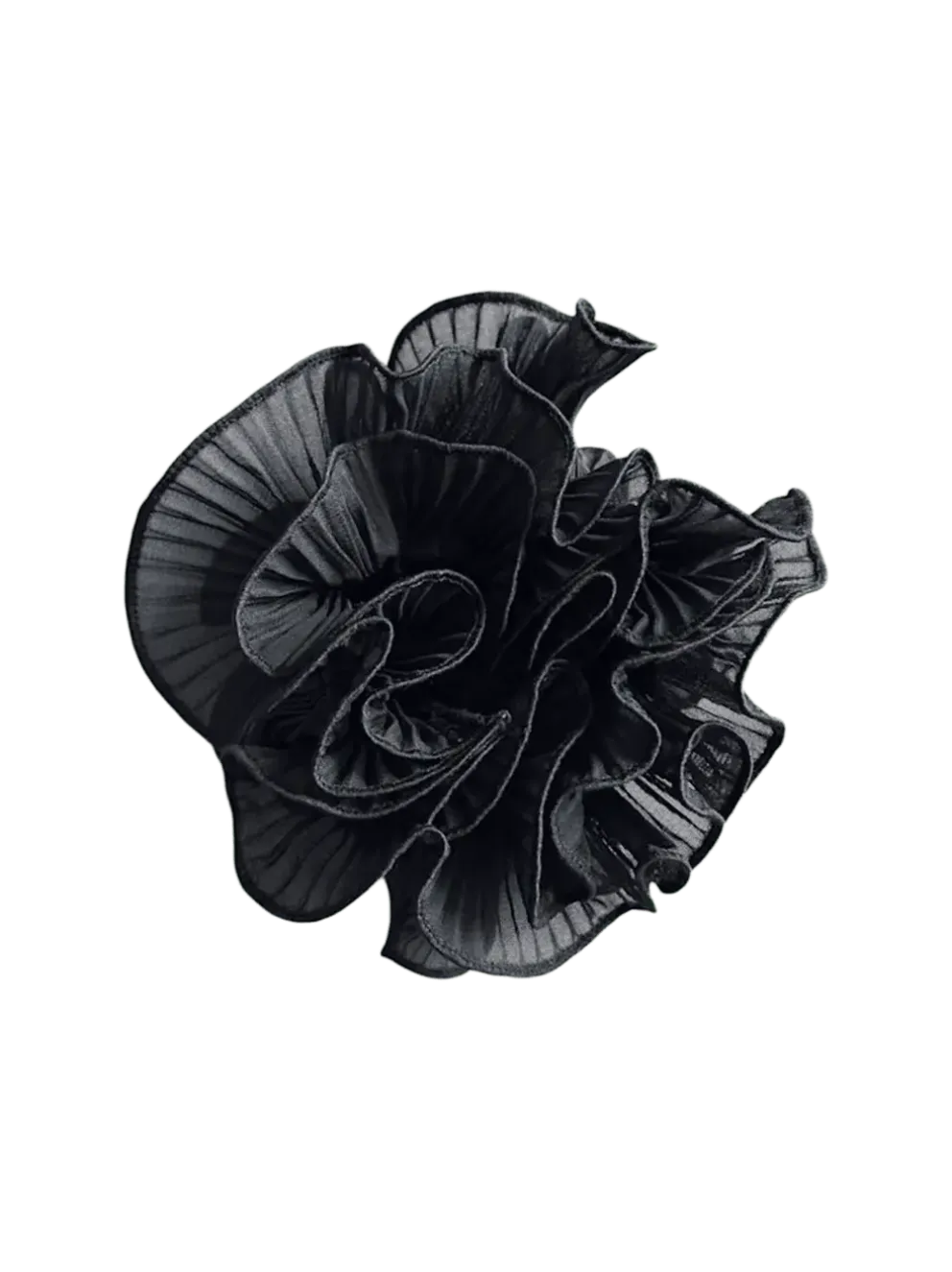 Gumka do włosów Swirl Scrunchie Black