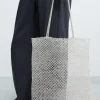 Handmade Beaded Tote Bag