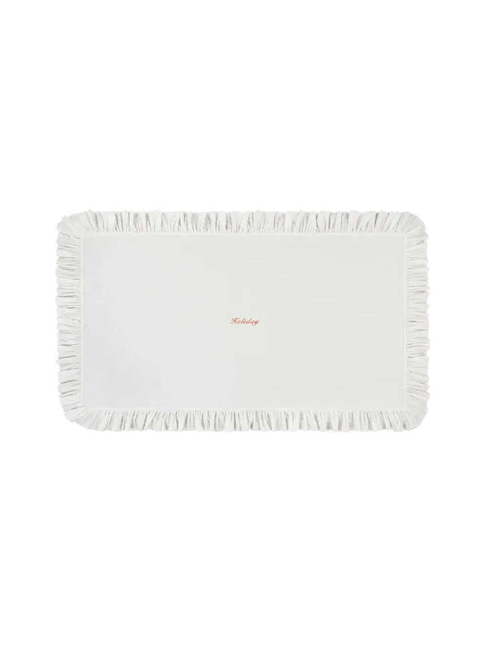 Holiday Ruffle Tablecloth