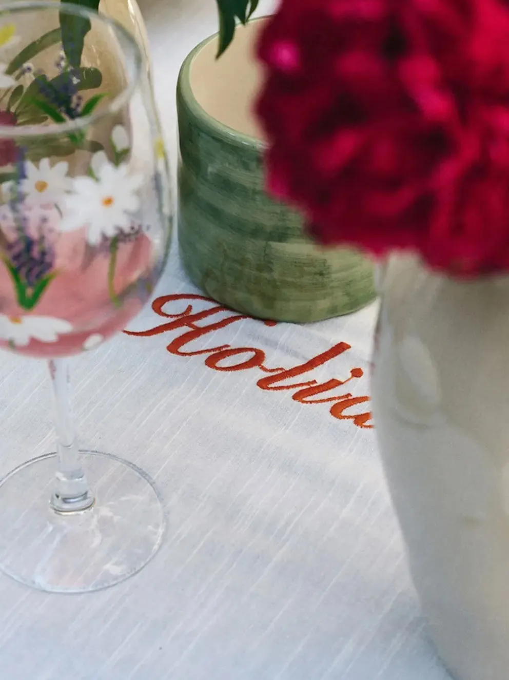Holiday Ruffle Tablecloth