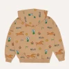 Horses Allover Zipped Sweatshirt