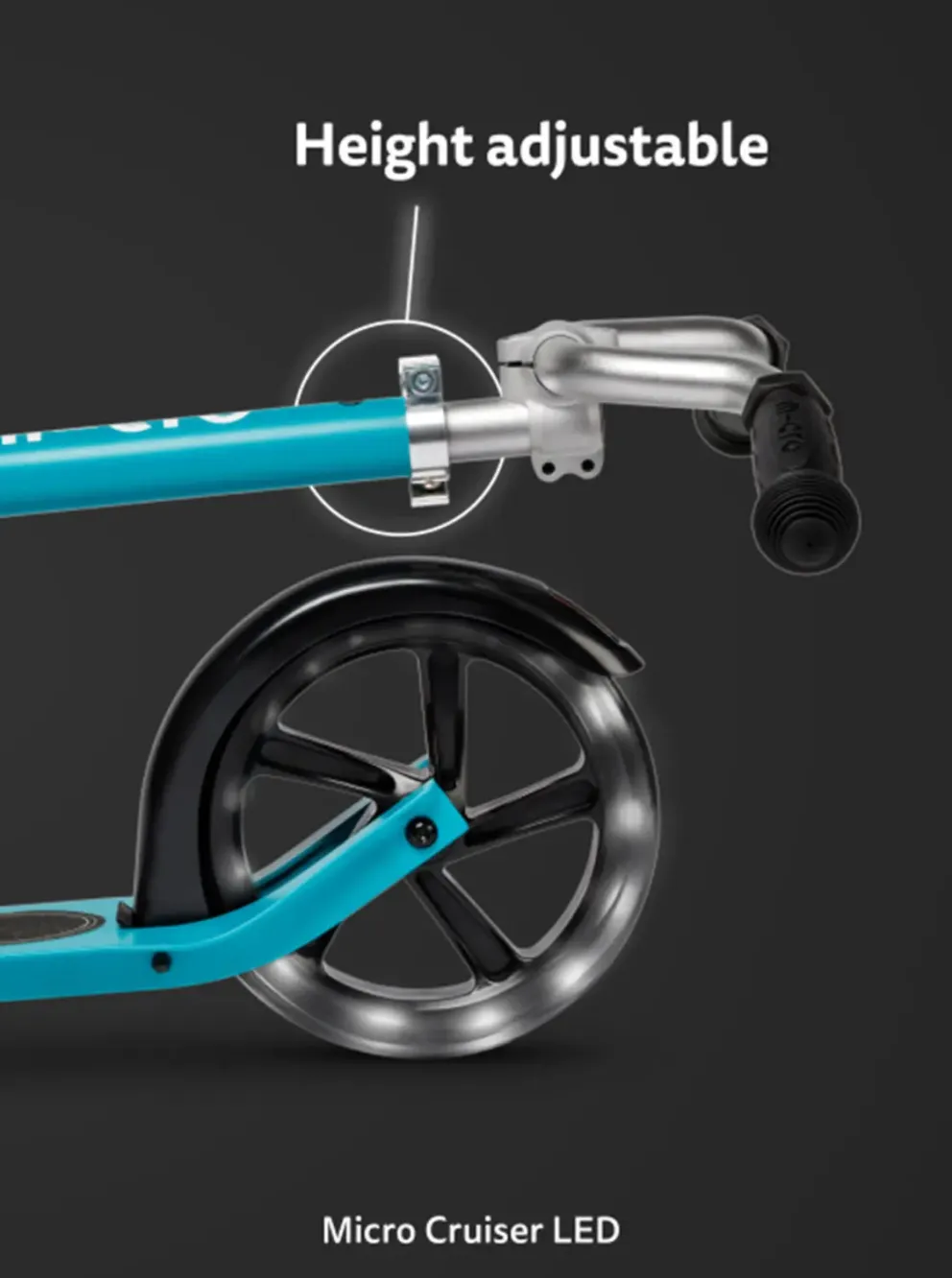 Hulajnoga terenowa Micro Cruiser LED