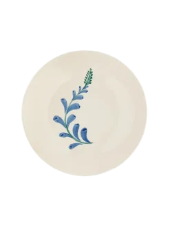 Indigo Flora Breakfast Plate