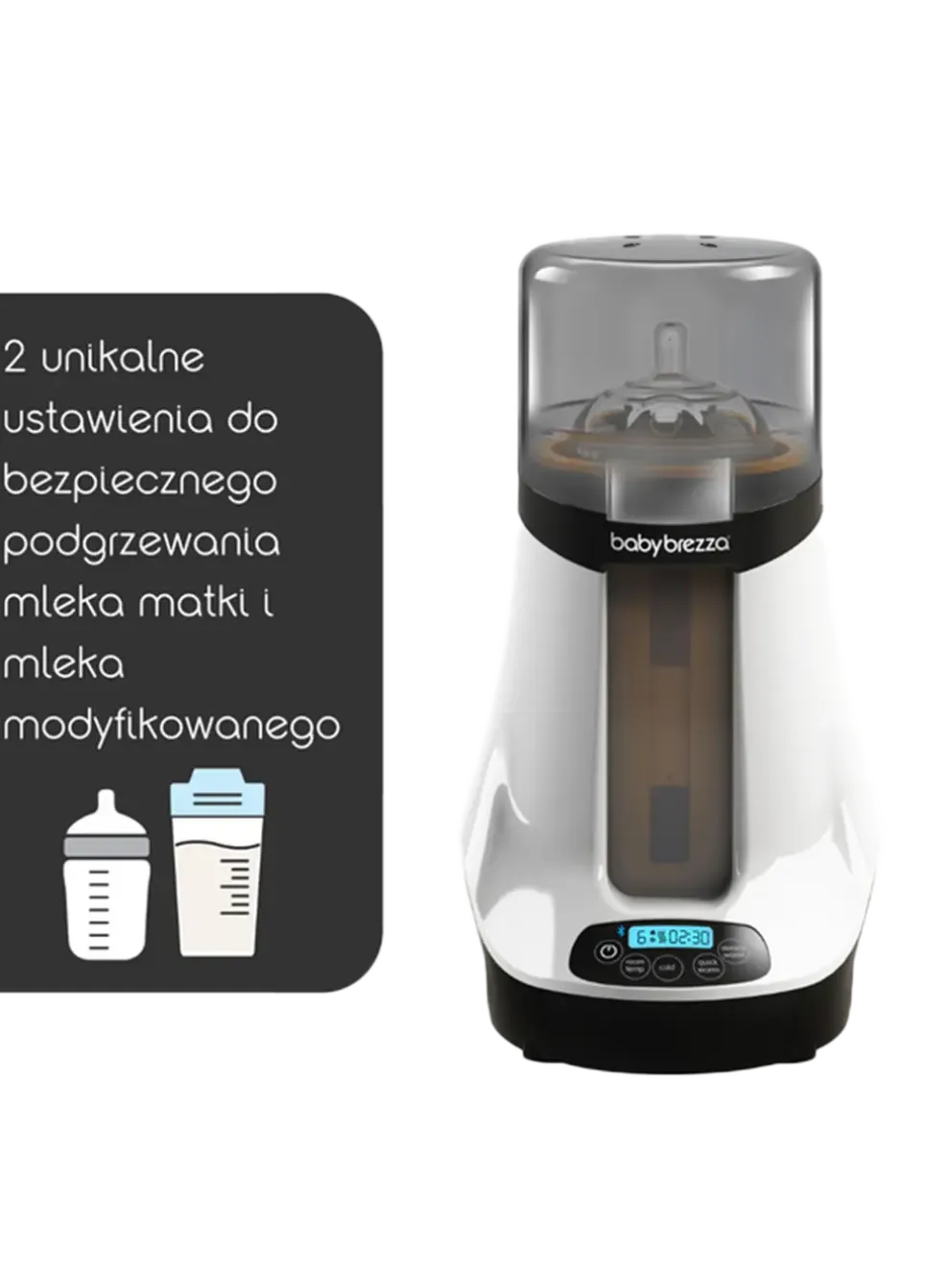 Inteligentny podgrzewacz do butelek Safe + Smart