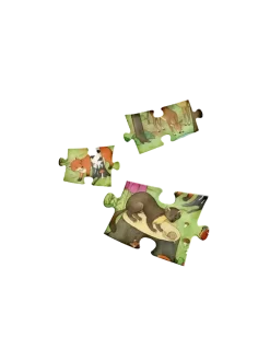 Interaktywne puzzle Nasz Las
