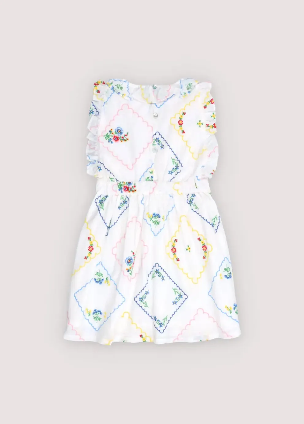 Jacinthe Dress Multicolor Embroidery