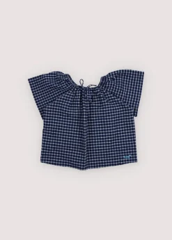 Jasmine Blouse Summer Midnight Checks