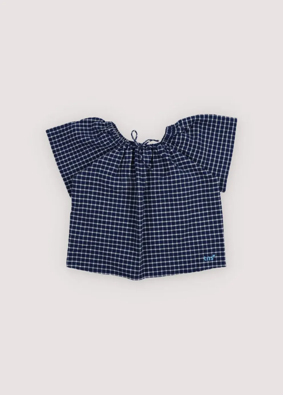 Jasmine Blouse Summer Midnight Checks
