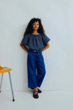 Jasmine Blouse Summer Midnight Checks