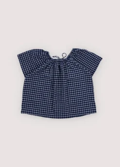 Jasmine Blouse Summer Midnight Checks