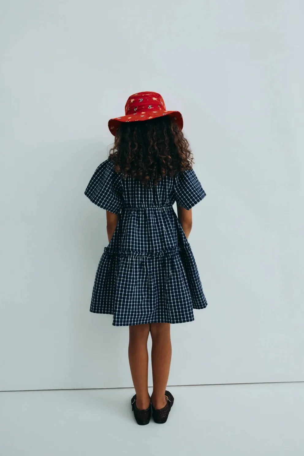 Jasmine Dress Summer Midnight Checks