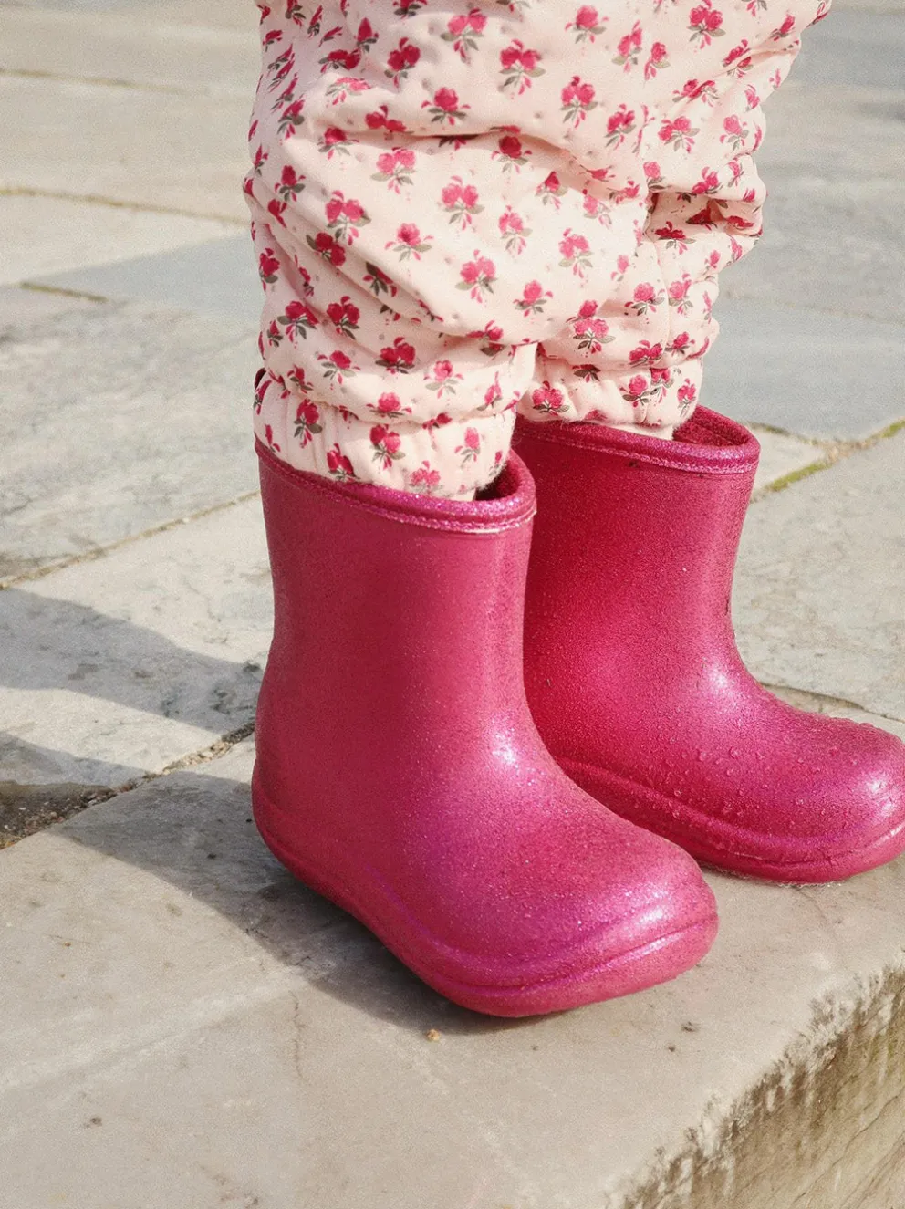 Kalosze Luc lightweight glitter rain boot