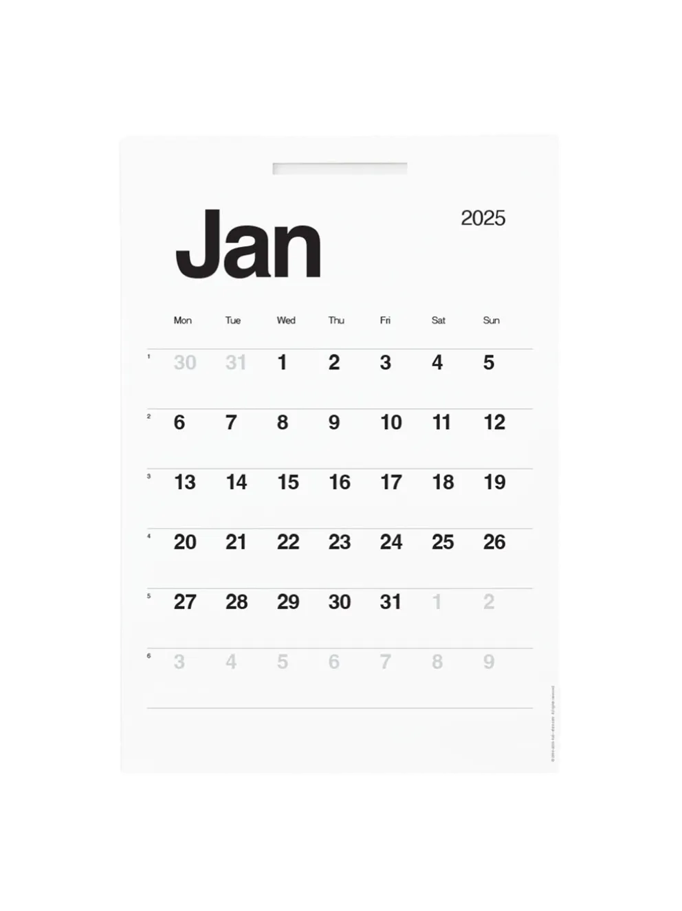 Kal Wall Pages strony do kalendarza na 2026 rok