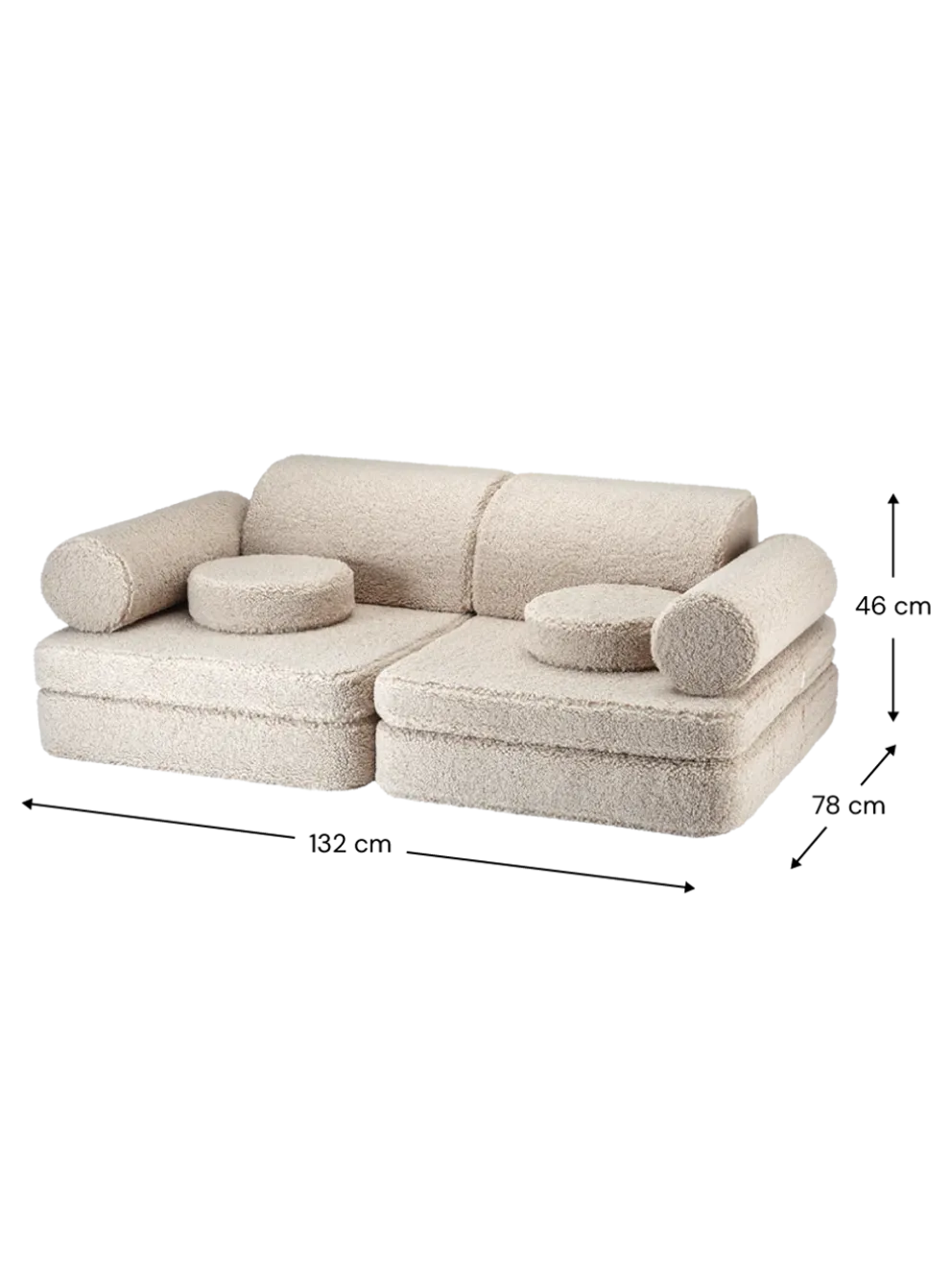 Kanapa modułowa dla dzieci Play Sofa Settee
