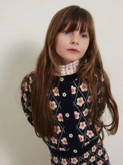 Kardigan Lison cardigan Navy Flower