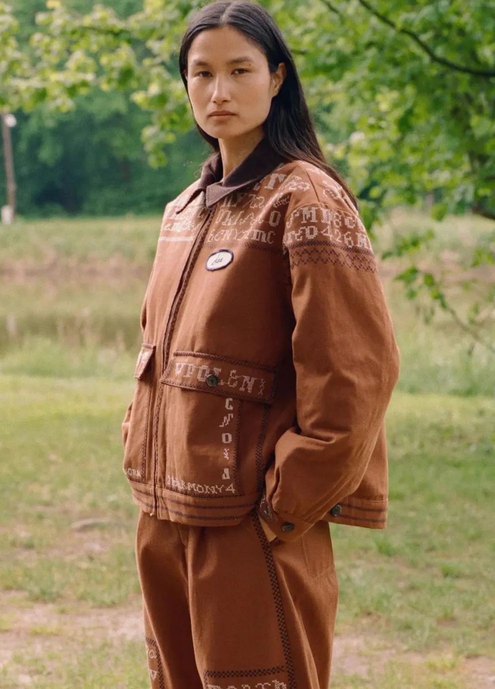 Kit embroidery jacket