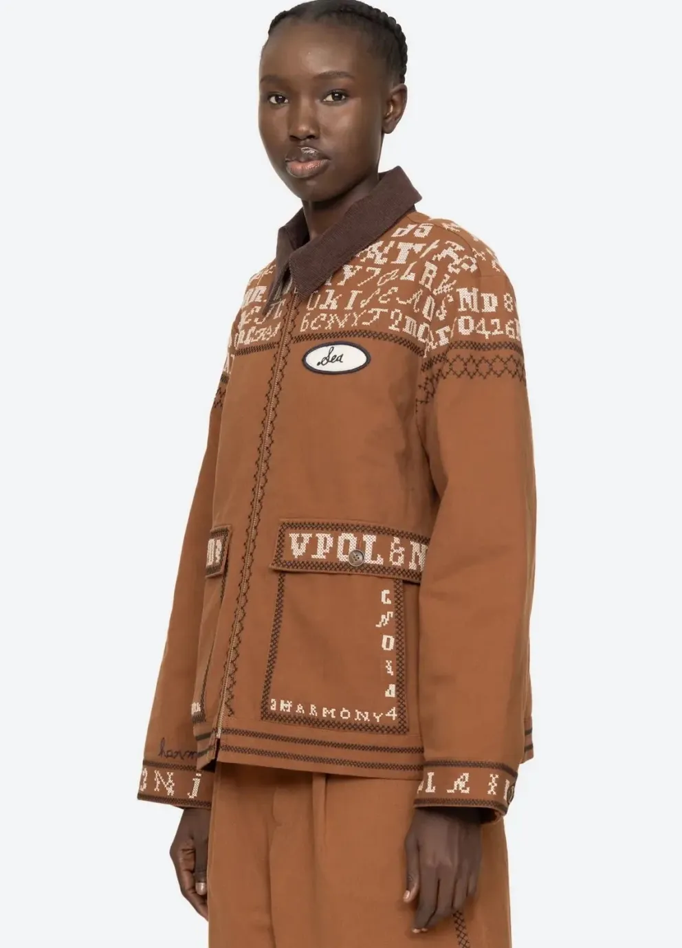 Kit embroidery jacket