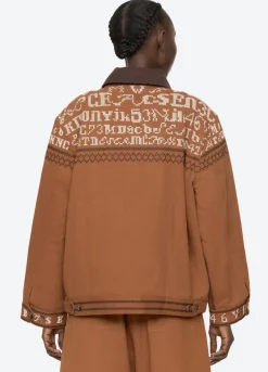 Kit embroidery jacket