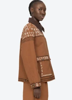Kit embroidery jacket