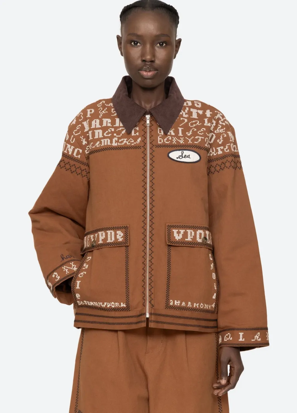Kit embroidery jacket