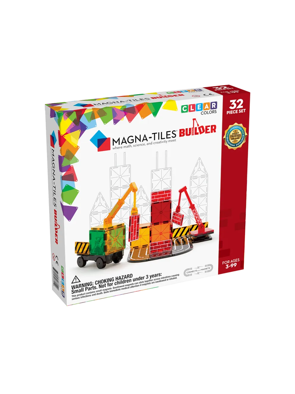 Klocki magnetyczne Builder 32 el.