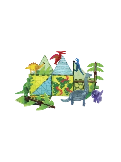 Klocki magnetyczne Dino World XL 50 el.