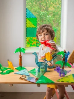 Klocki magnetyczne Dino World XL 50 el.