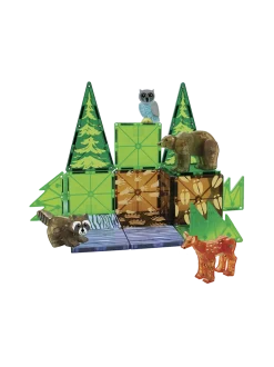 Klocki magnetyczne Forest Animals 25 el.