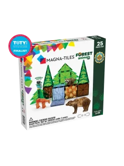 Klocki magnetyczne Forest Animals 25 el.