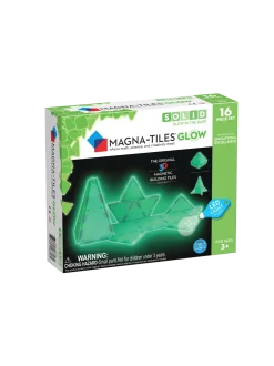 Klocki magnetyczne Glow 16 el.