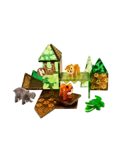 Klocki magnetyczne Jungle Animals 25 el.