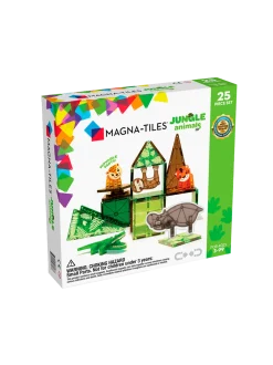 Klocki magnetyczne Jungle Animals 25 el.
