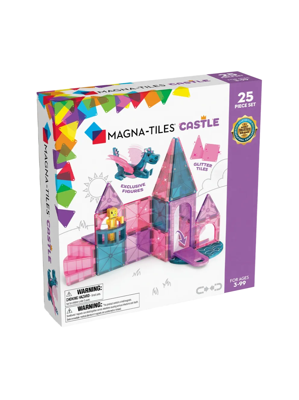 Klocki magnetyczne Magna Tiles Castle 25 el.