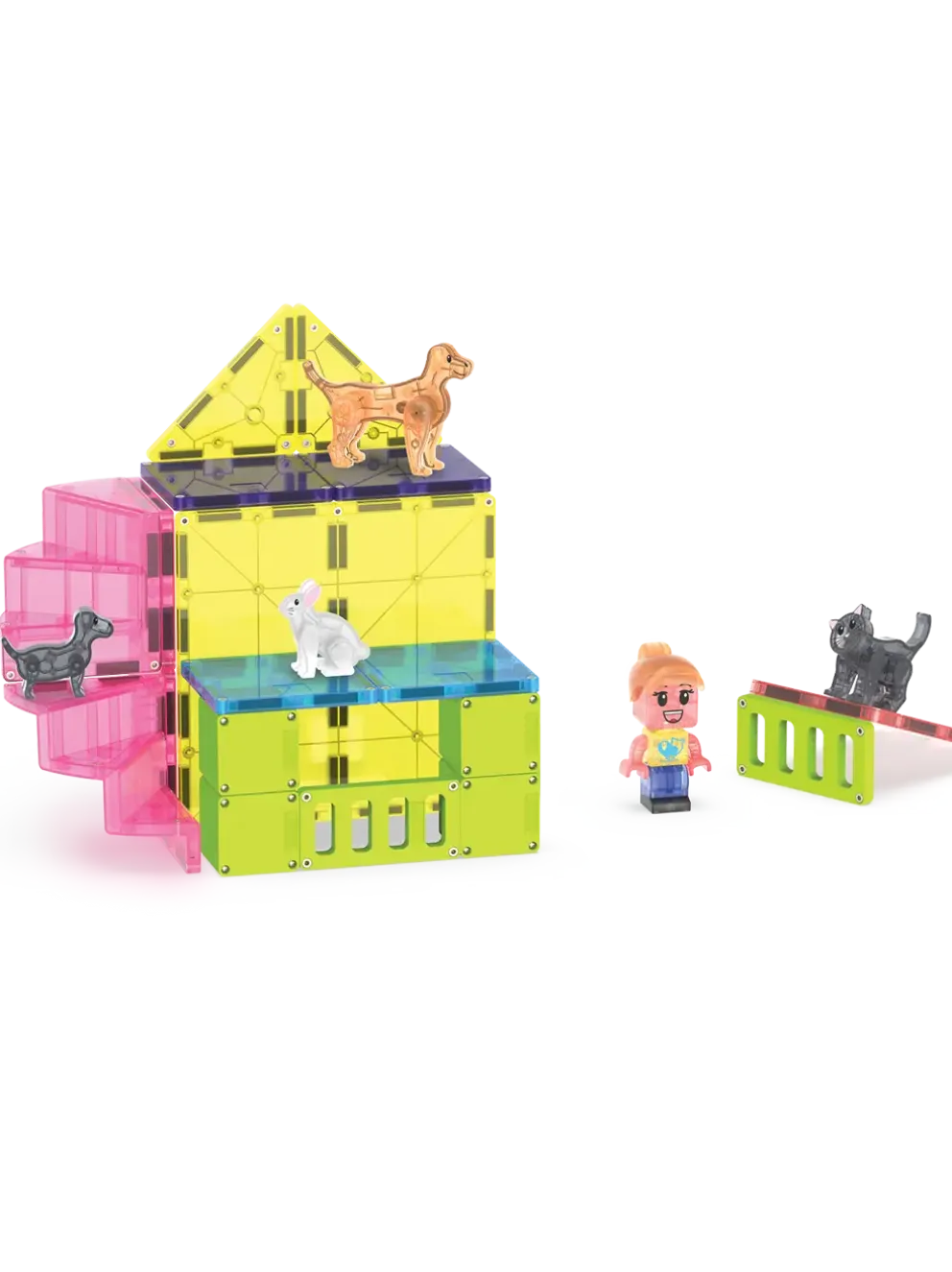 Klocki Magnetyczne Pet Playhouse