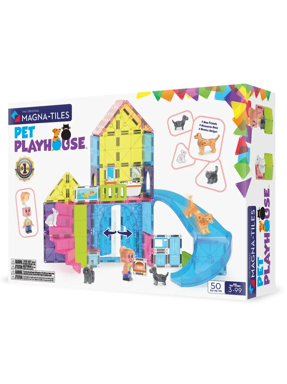 Klocki Magnetyczne Pet Playhouse