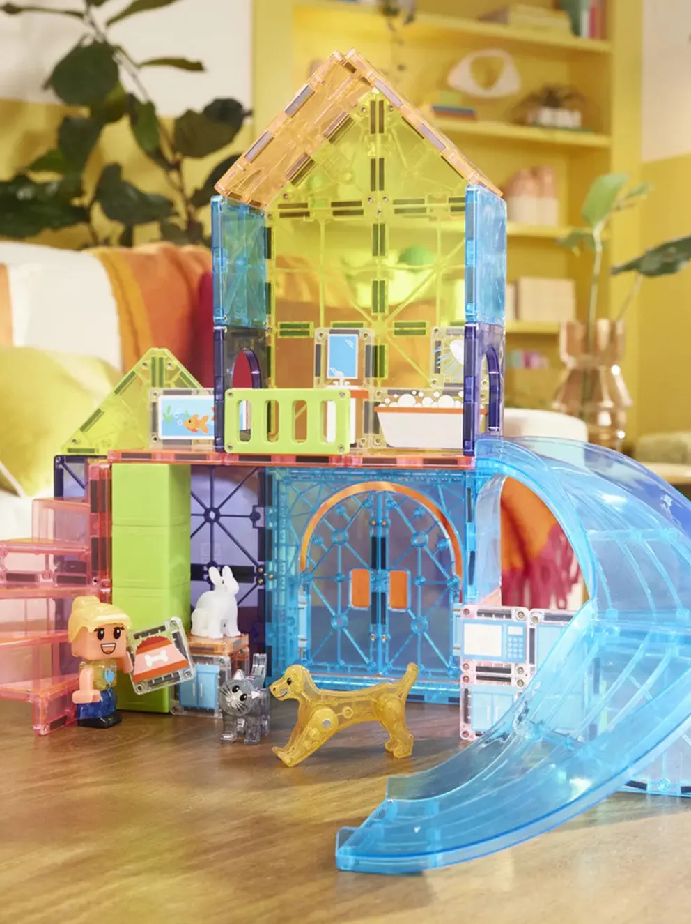 Klocki Magnetyczne Pet Playhouse