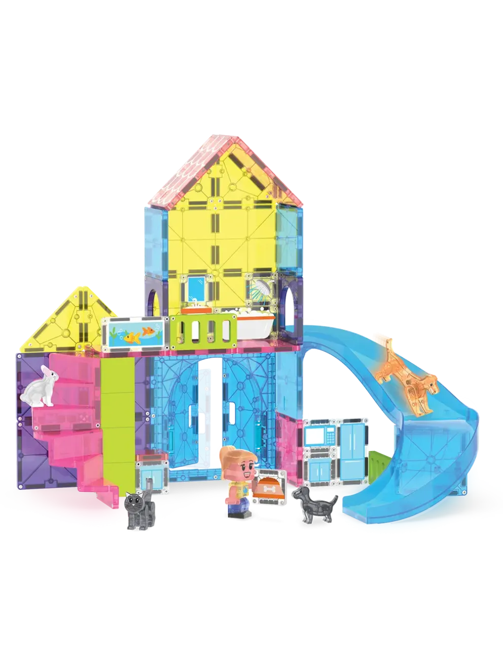 Klocki Magnetyczne Pet Playhouse