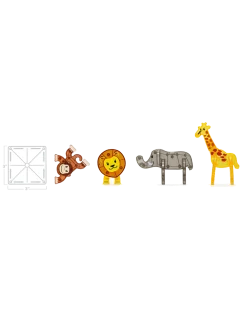Klocki magnetyczne Safari Animals 25 el.