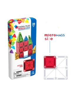 Klocki magnetyczne Travel microMAGS 26 el.