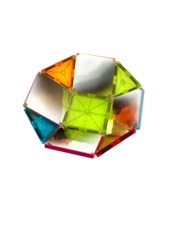 Klocki magnetyczne z brokatem Stardust 15 el.
