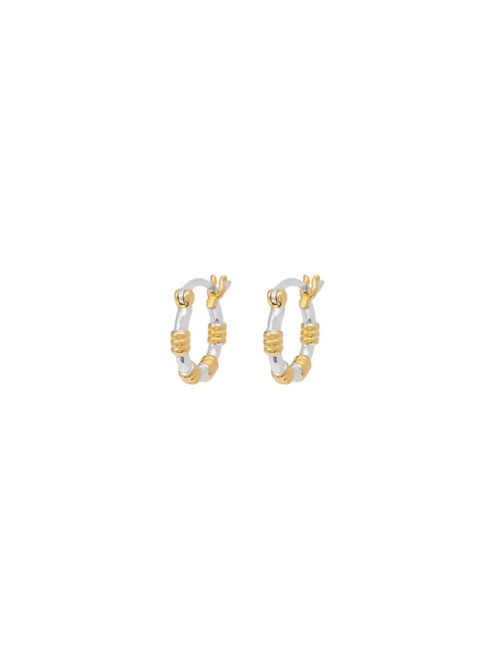 Kolczyki Dual Ring Earrings