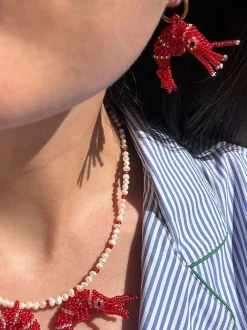 Kolczyki Prawn earrings