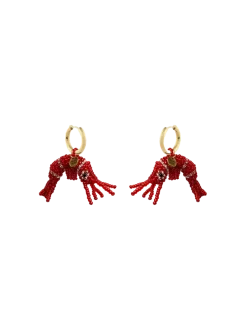 Kolczyki Prawn earrings