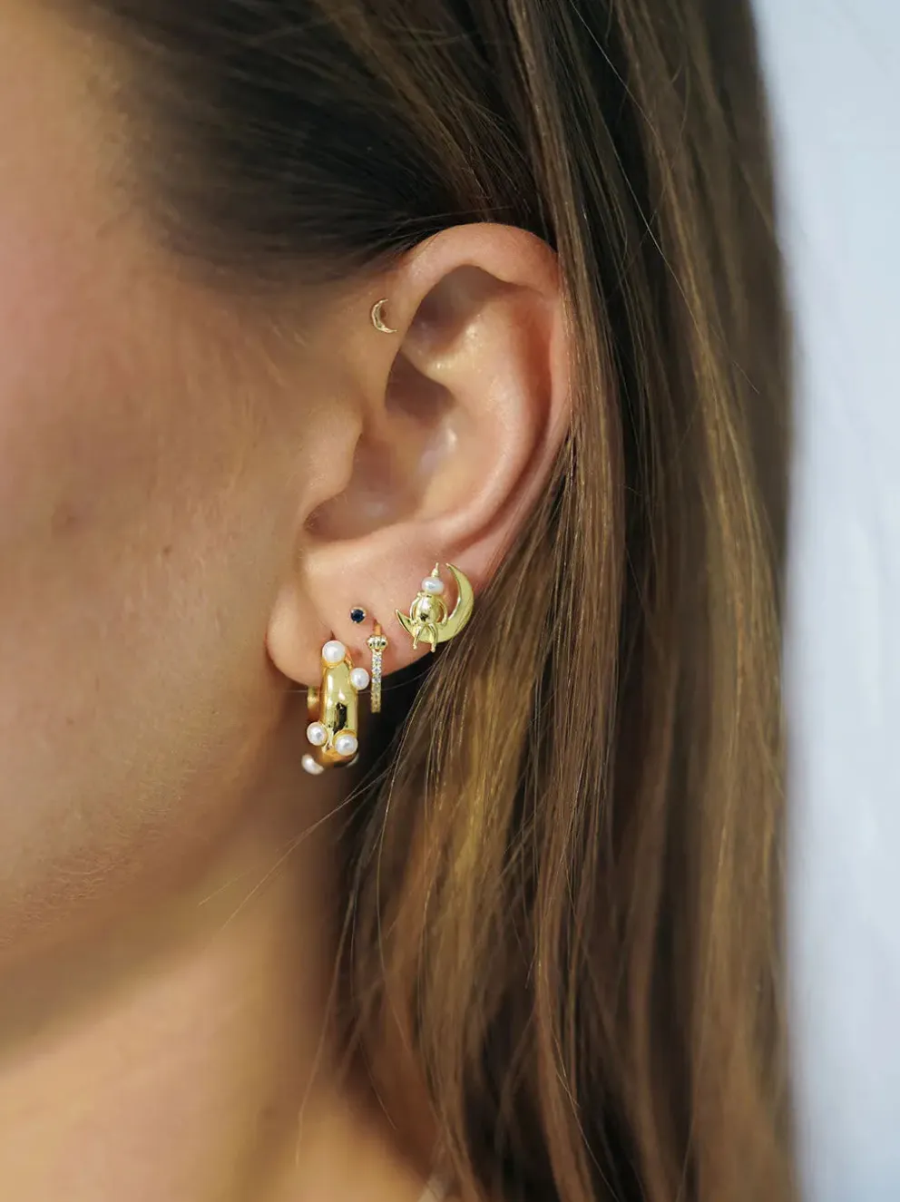 Kolczyki Small Ovation Hoop Earrings